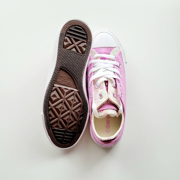 Converse Chuck Taylor All Star Double Upper Ox Peony Pink Women's 5.5 - Picture 5 of 6